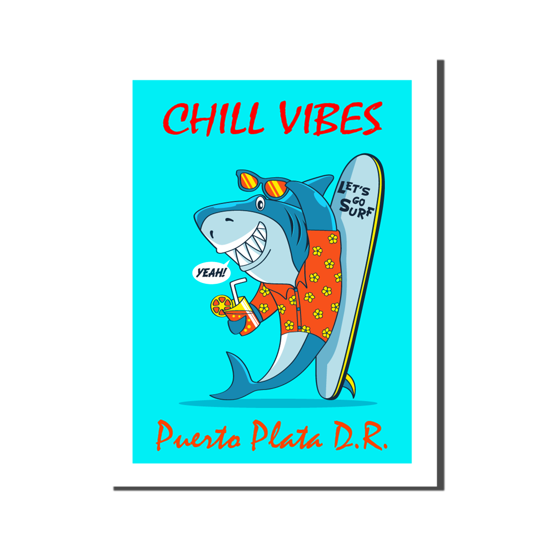 Tiburon chill cuadrado